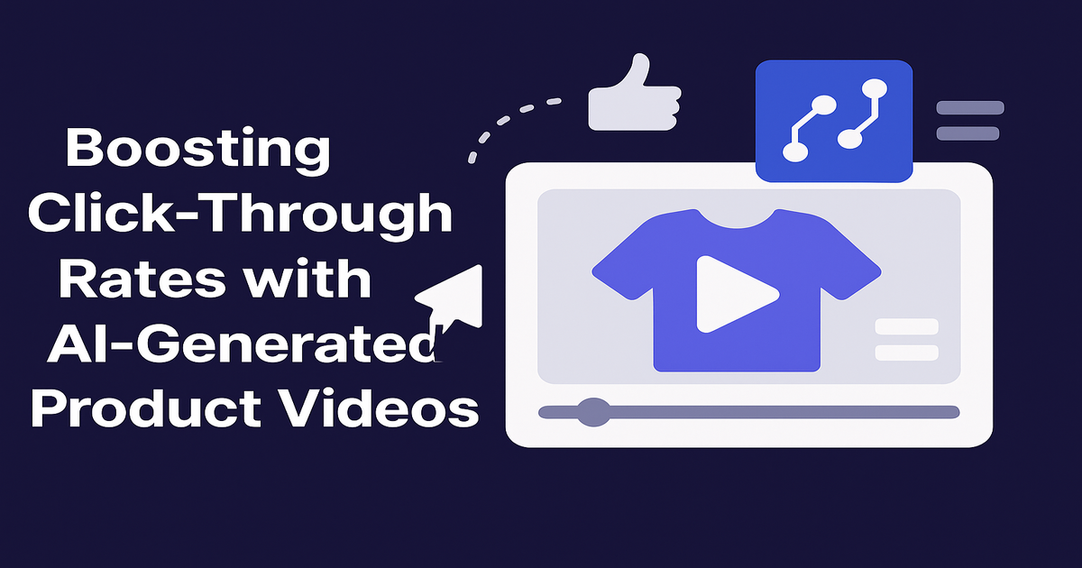 Boosting Click-Through Rates with AI-Generated Product Videos