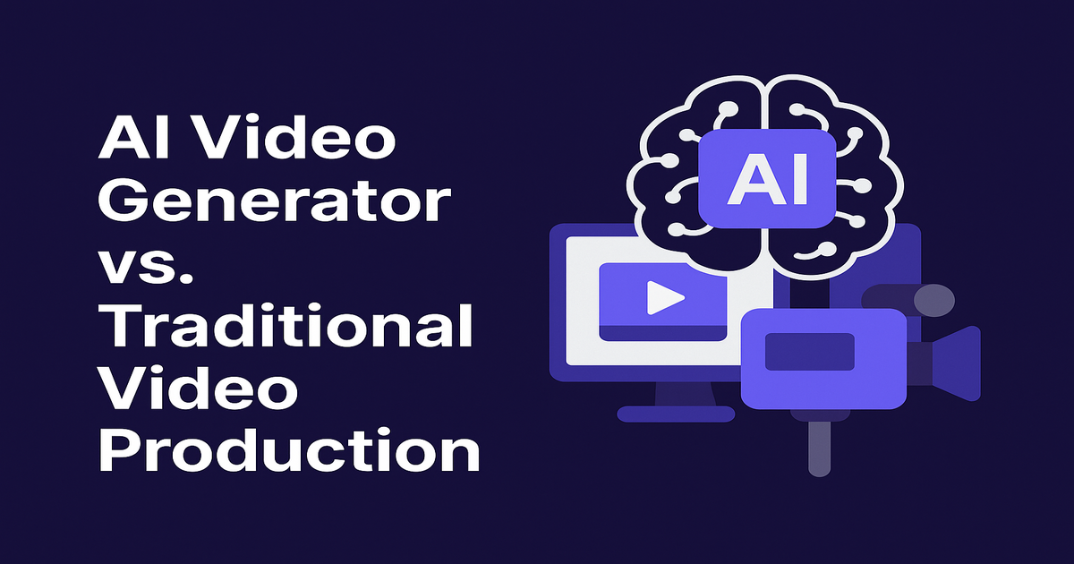 AI Video Generator vs. Traditional Video Production: Which is Right for Ecommerce?